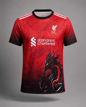 Maillot 24/25 Liverpool Rouge Spécial Dragon